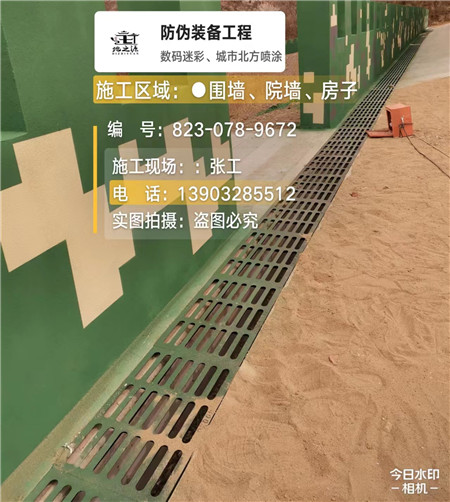 渭南 例如在抖音上有“迷彩墙，外围墙面挡 - 星空数码迷彩漆施工队